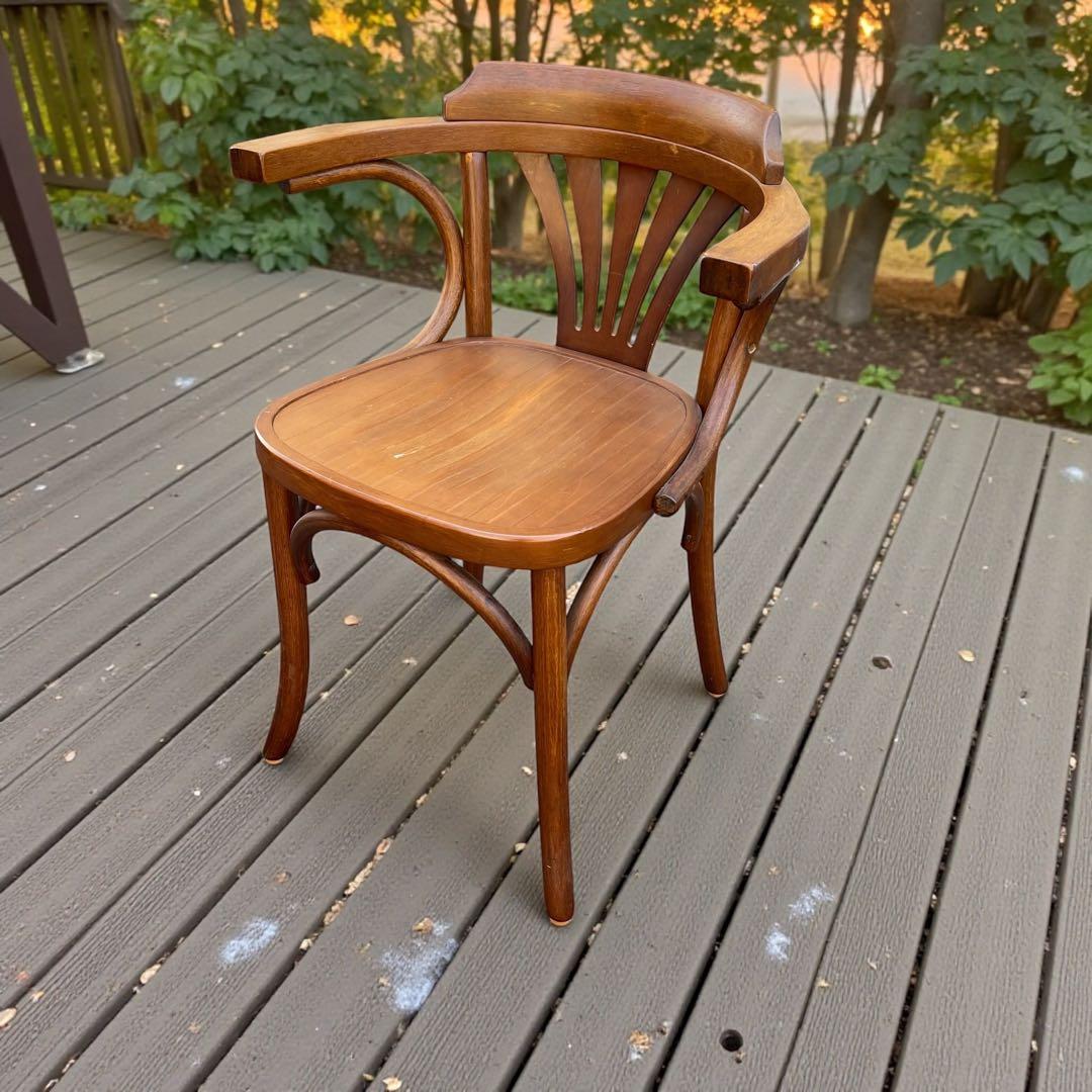 ポーランド製　ベントウッドアームチェア　ダイニングチェア　ヴィンテージ　西洋