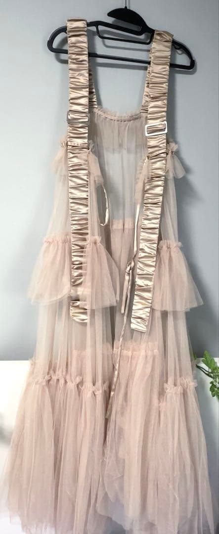 J1U シースルーボリュームチュールデザインジレ