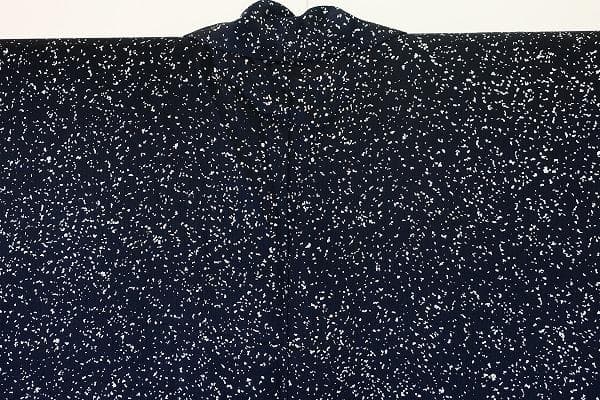 ★専用★美品 小紋 身丈159cm 黒色 シルバー 蒔糊散らし お洒落 正絹