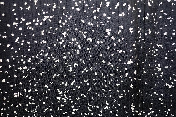 ★専用★美品 小紋 身丈159cm 黒色 シルバー 蒔糊散らし お洒落 正絹
