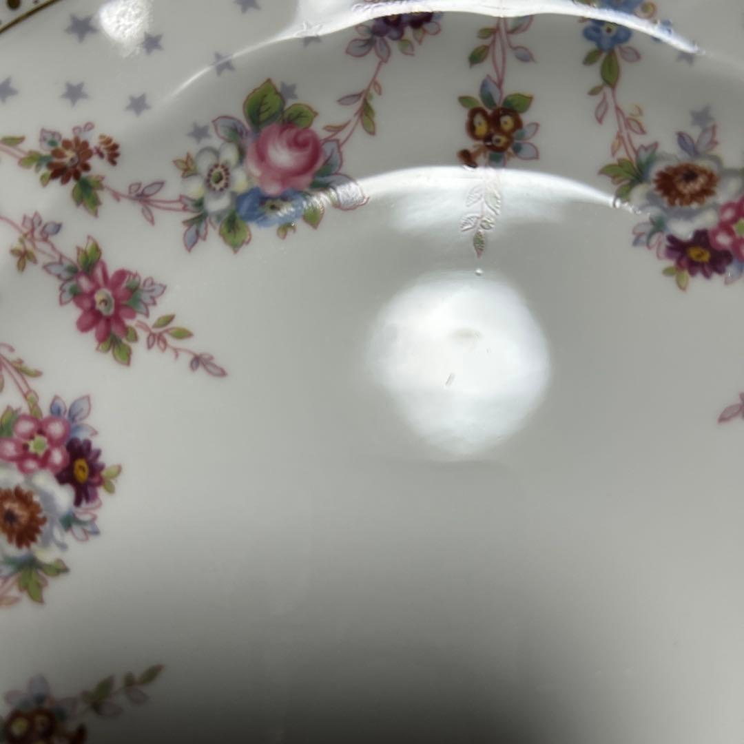 ロイヤルクラウンダービー　ロイヤルアントワネットアフタヌーンティースタンド３段付