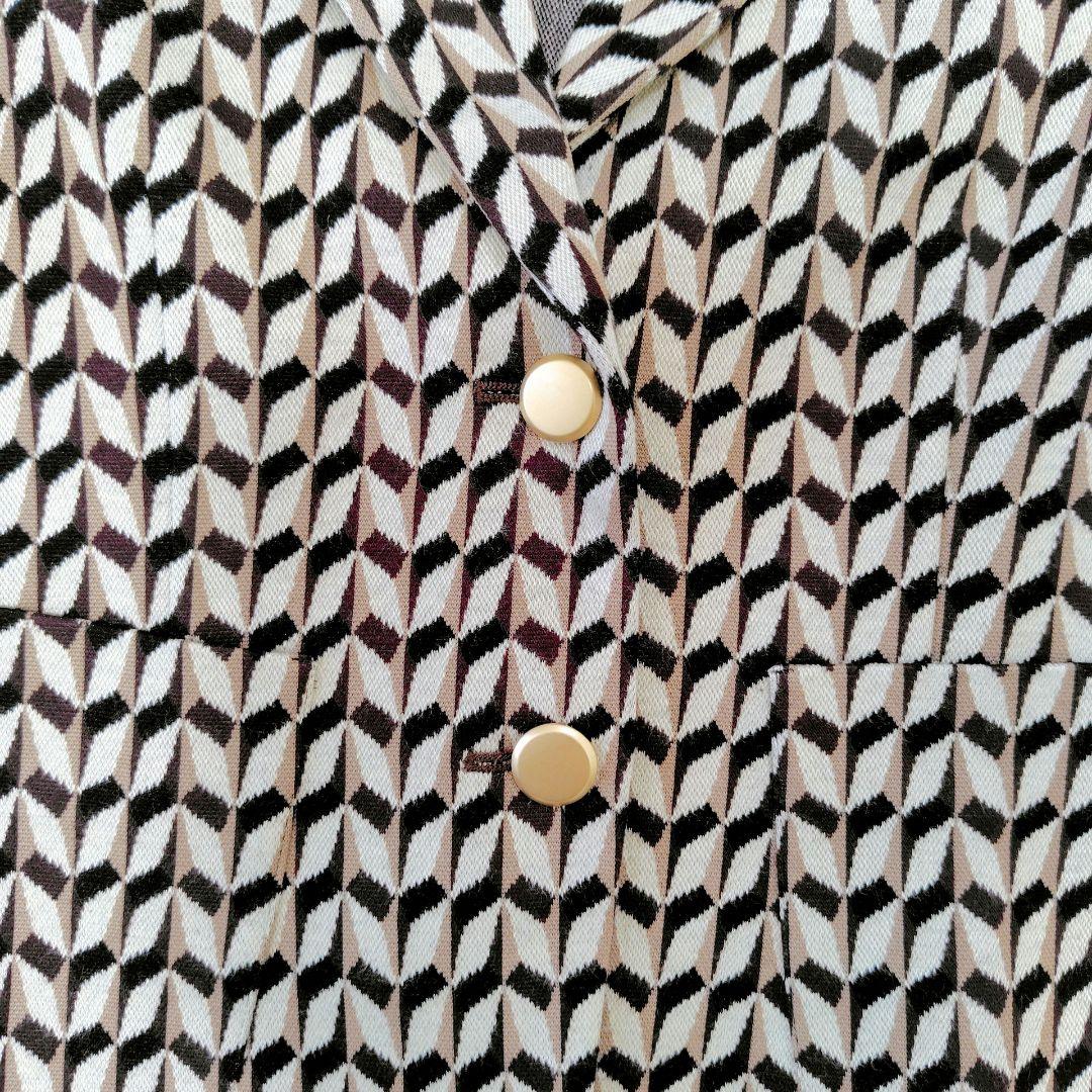 【美品】Sov.　2023　ジャガードシングルジャケット　金ボタン　S