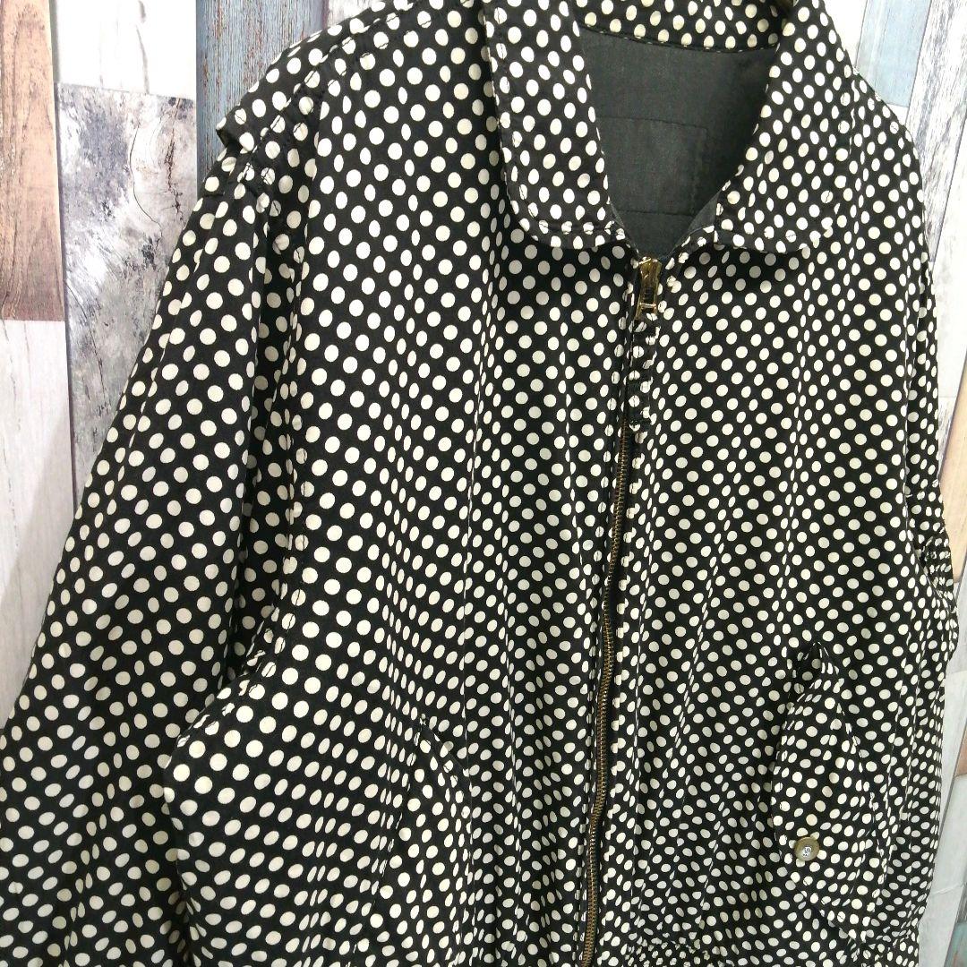 PINK HOUSE　ピンクハウス　ジャケット　ドット柄　刺繍ロゴ