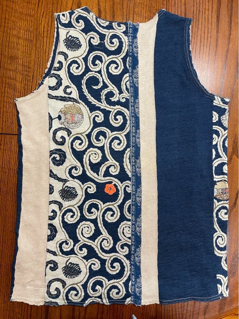 KAPITAL スワール模様 タンクトップ