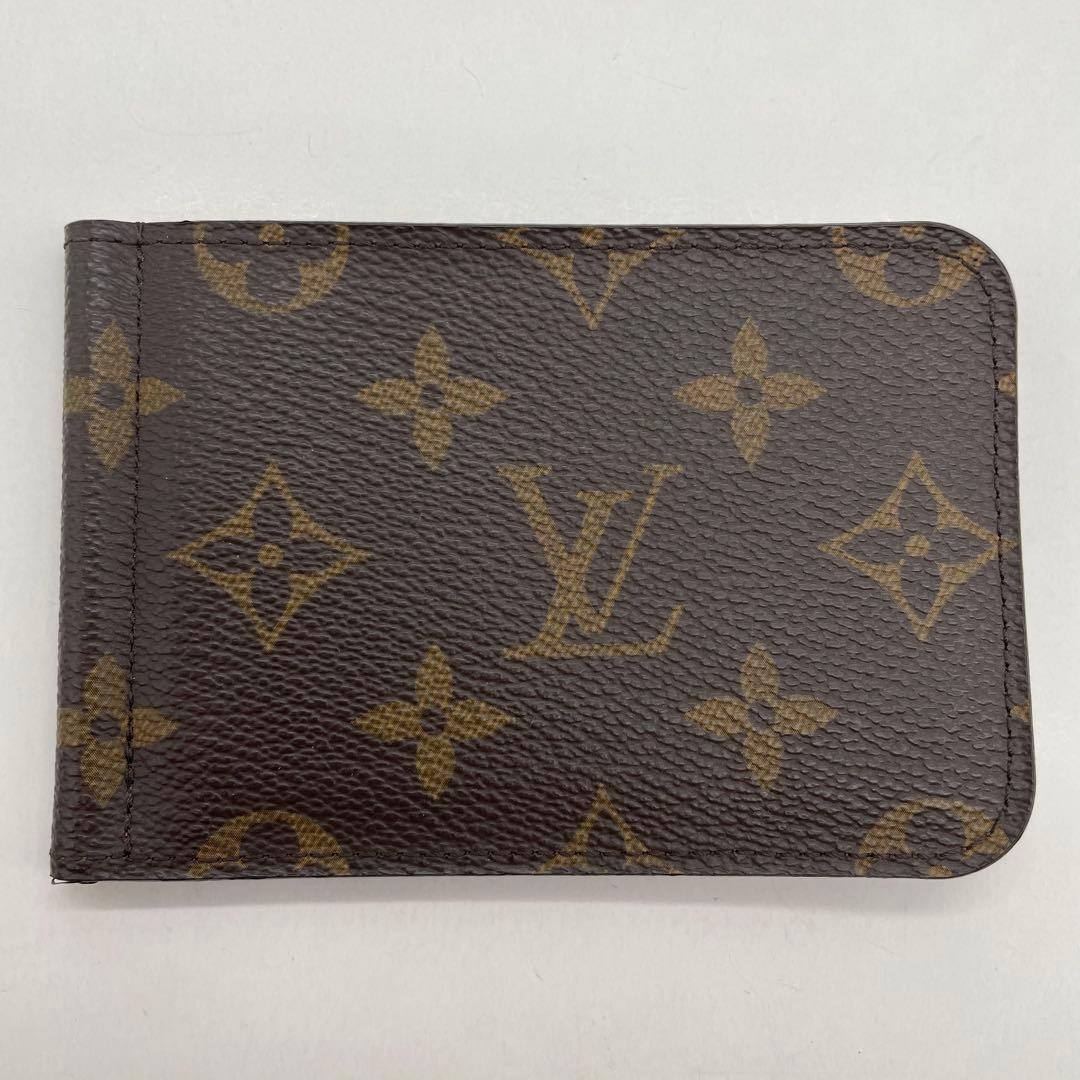 ルイヴィトン マネークリップ　お札入れ　モノグラム　ポルトフォイユパンス