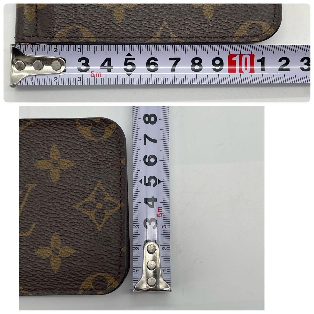 ルイヴィトン マネークリップ　お札入れ　モノグラム　ポルトフォイユパンス