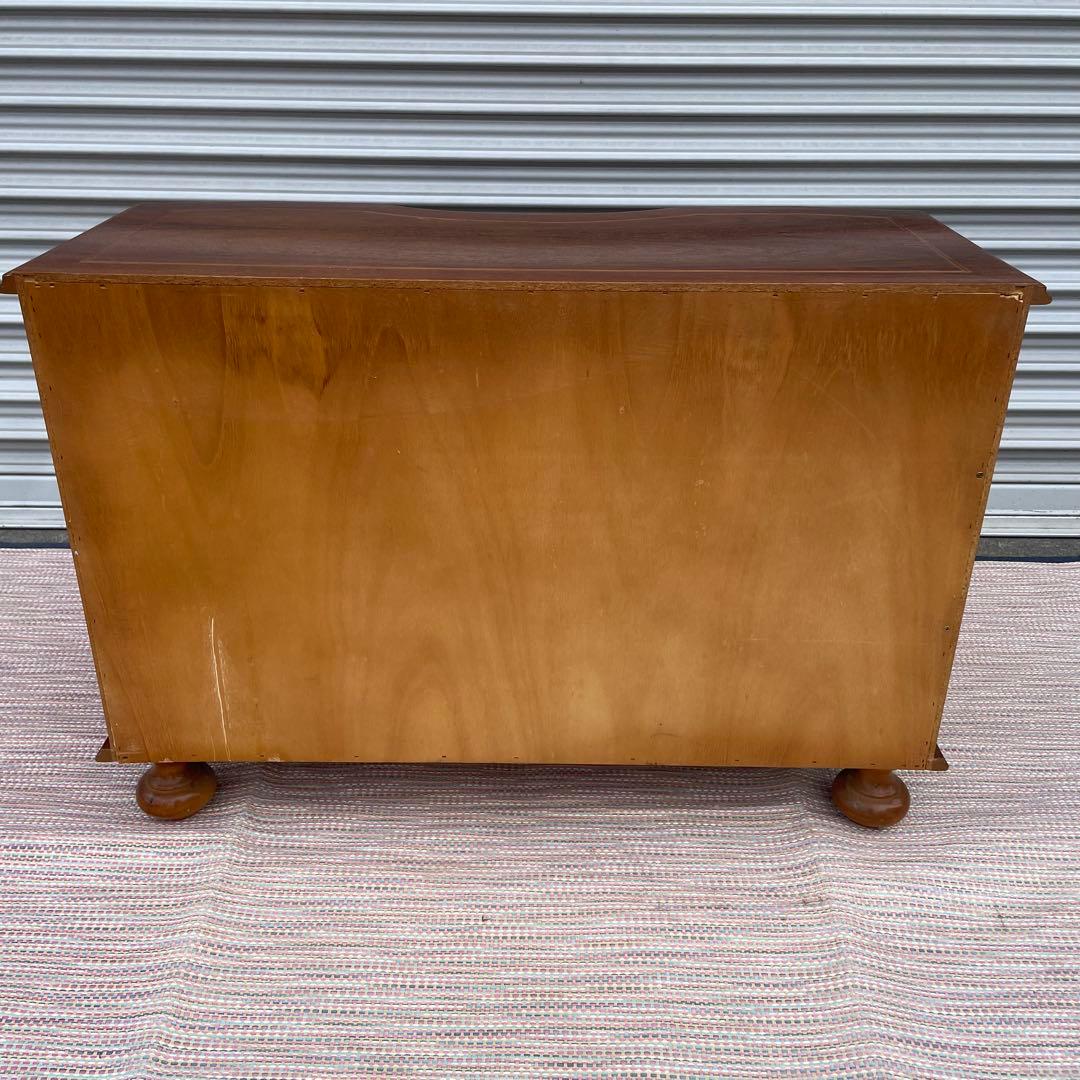 【送料込】アンティーク　象嵌細工　3段チェスト　イタリア調　ヴィンテージ　家具