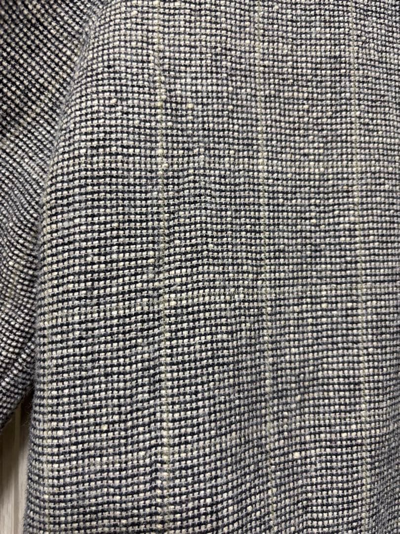 【Les Prairies de Paris】チェック柄デザインコート