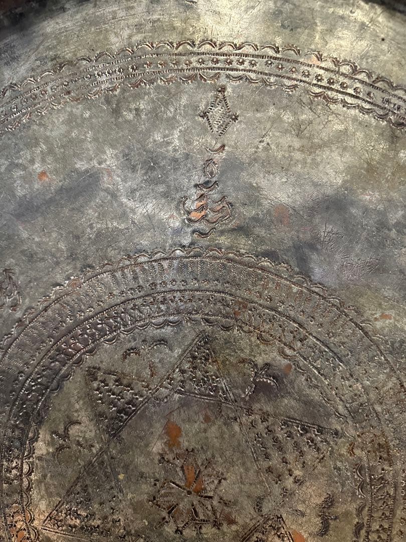 西洋民芸グランピエ　トルコのトレイテーブル