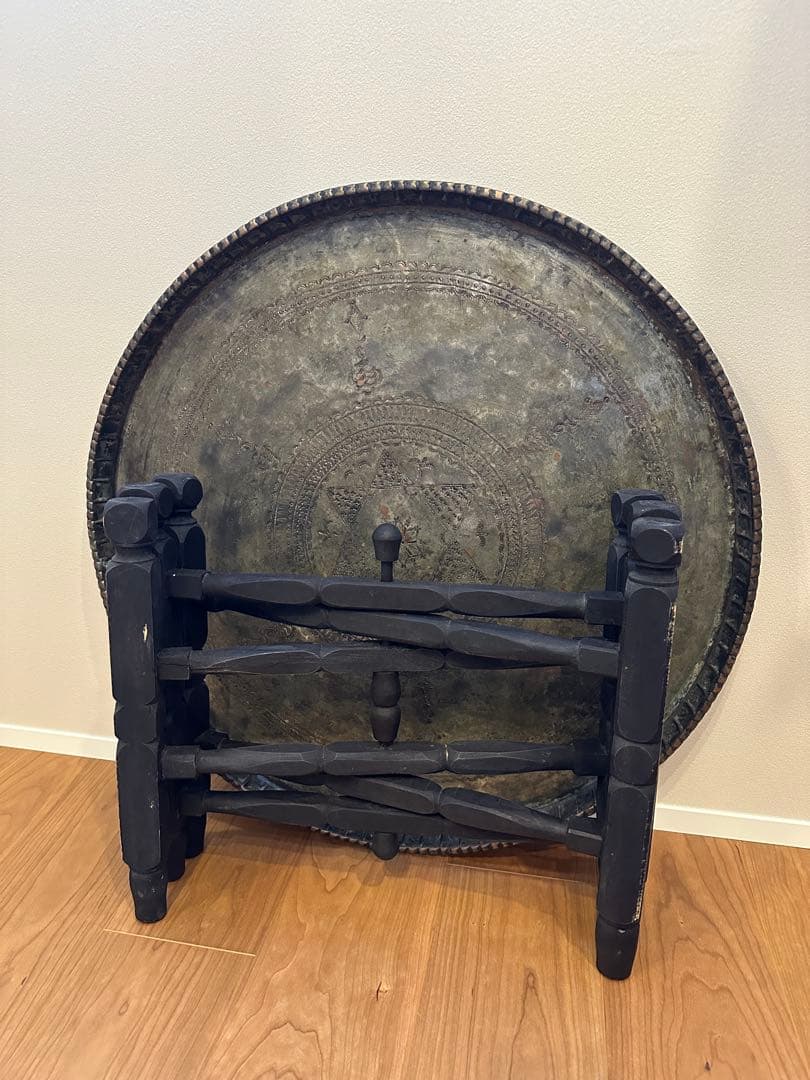 西洋民芸グランピエ　トルコのトレイテーブル