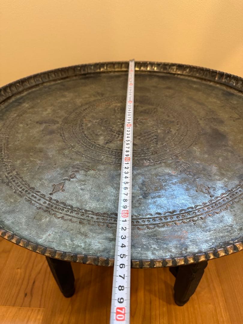 西洋民芸グランピエ　トルコのトレイテーブル