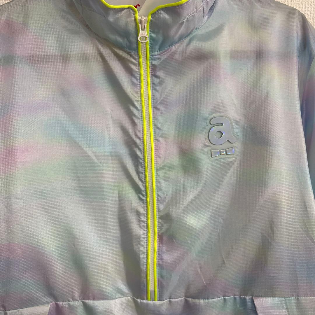 36 水色　ARCHIVIO ブルゾン 長袖 ハーフジップ 撥水