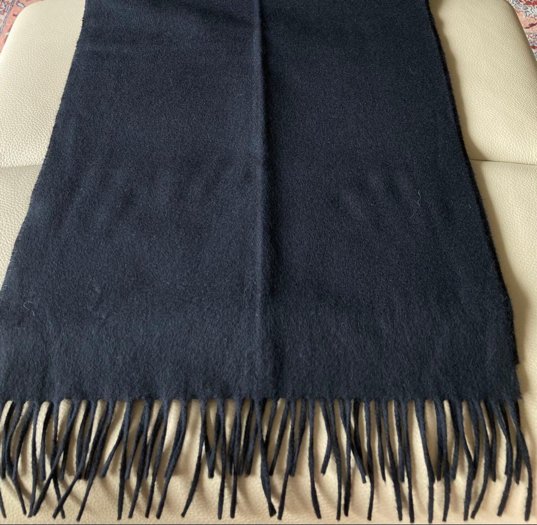 ジョルジオ アルマーニ GIORGIO ARMANI マフラー カシミヤ 黒