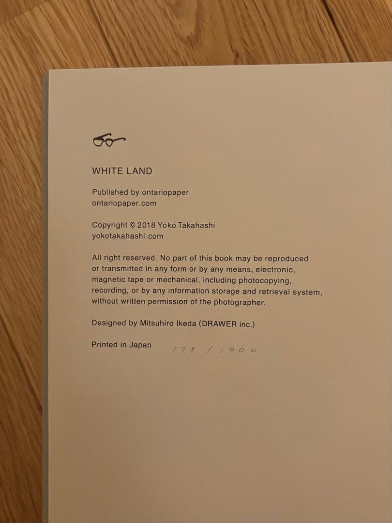 高橋ヨーコ 写真集 WHITE LAND