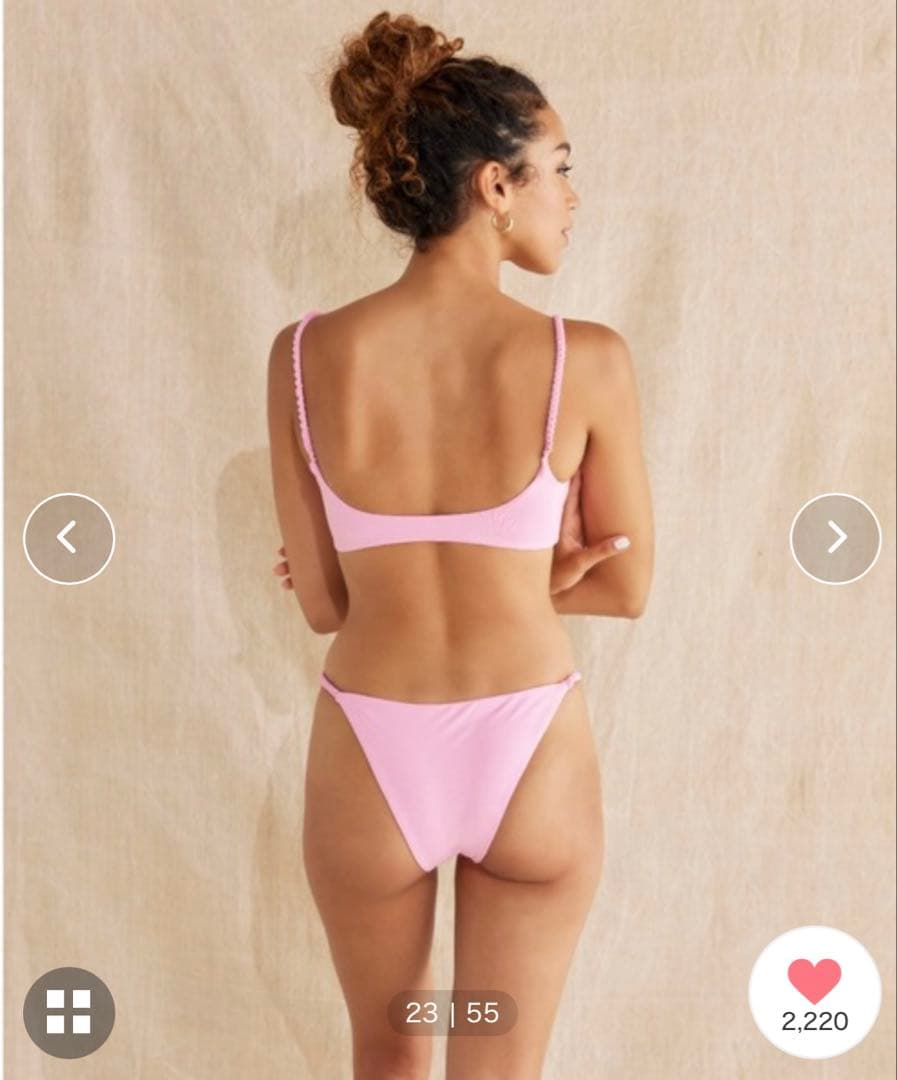 ALEXIA STAM Jenny / クシュ紐BTM ピンク