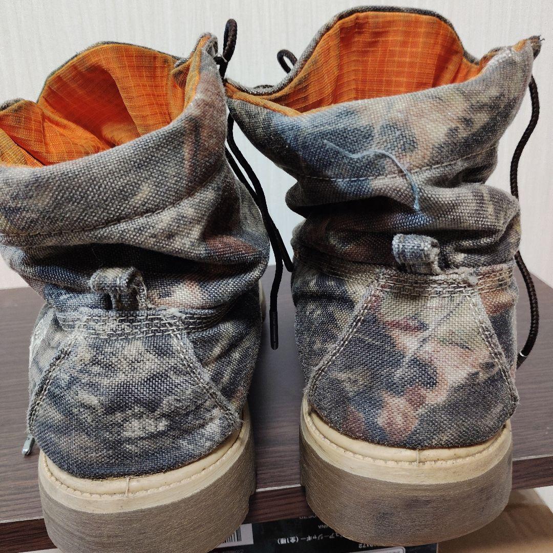 中古 Timberland 迷彩 ハイカットワークブーツ