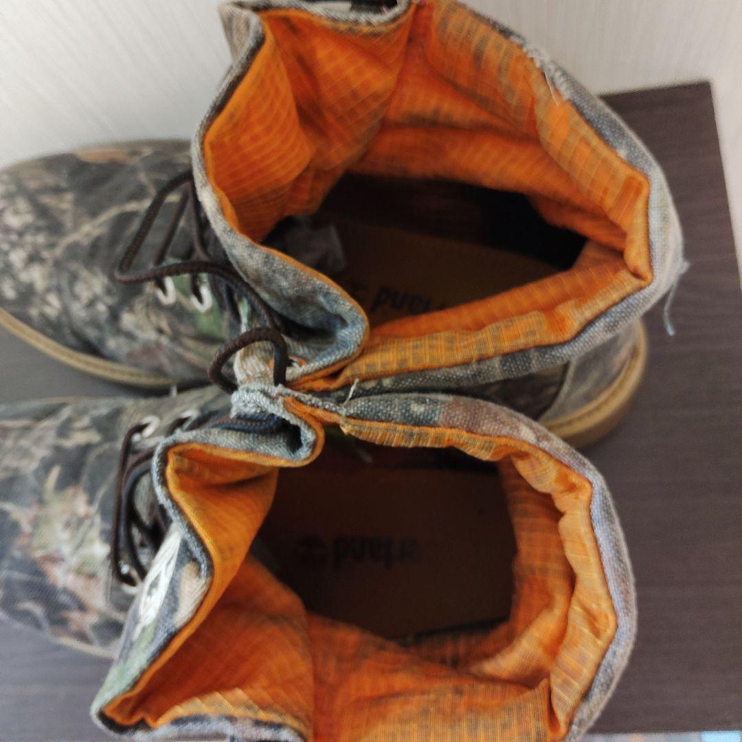 中古 Timberland 迷彩 ハイカットワークブーツ