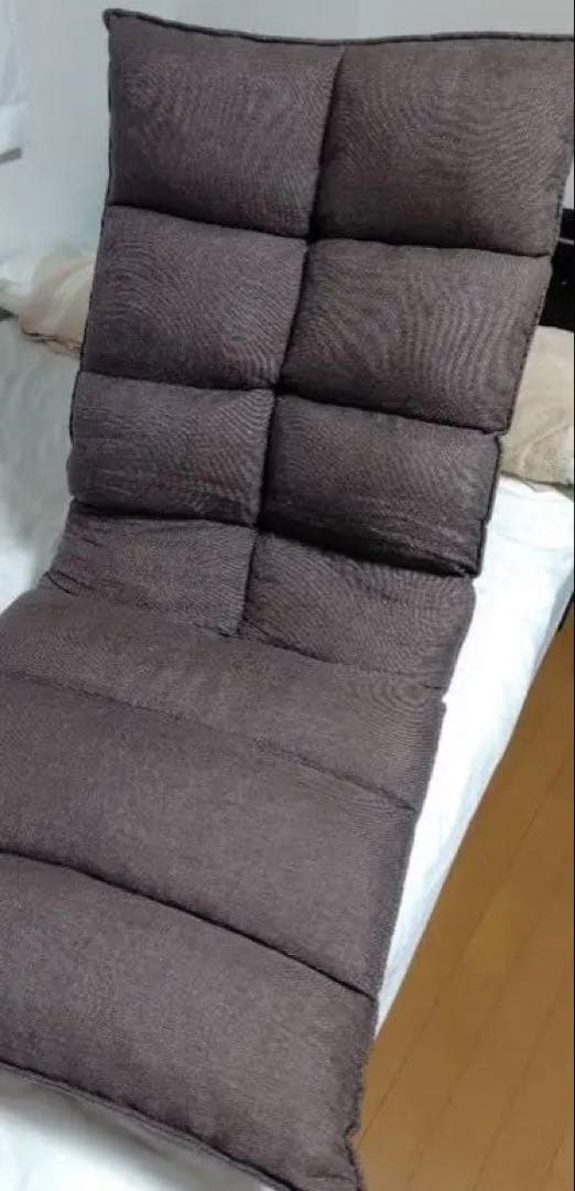 2個 本日購入 未使用 ニトリ 首リクライニング 座椅子 グレー クッション