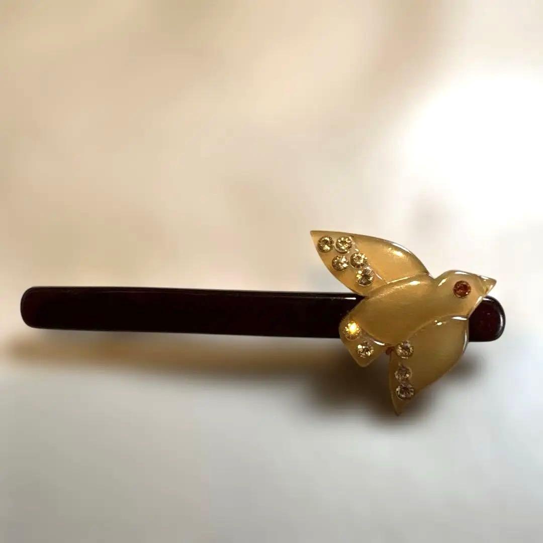 ALEXANDRE DE PARIS ヘアピン 3個セット 鳥とお花