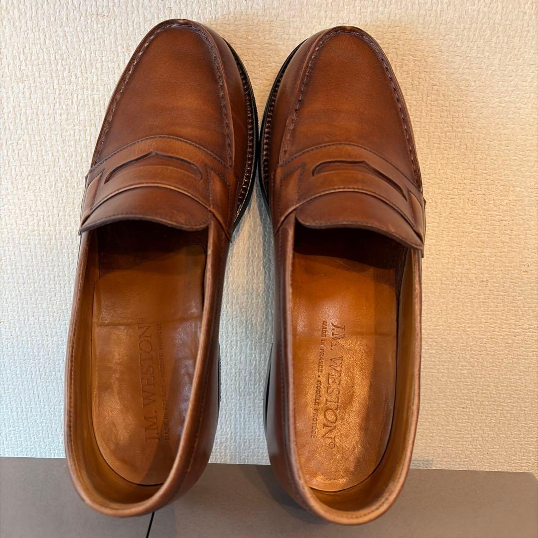 J.M. WESTON 180 ジグニチャーローファー　タンブラウン　5C