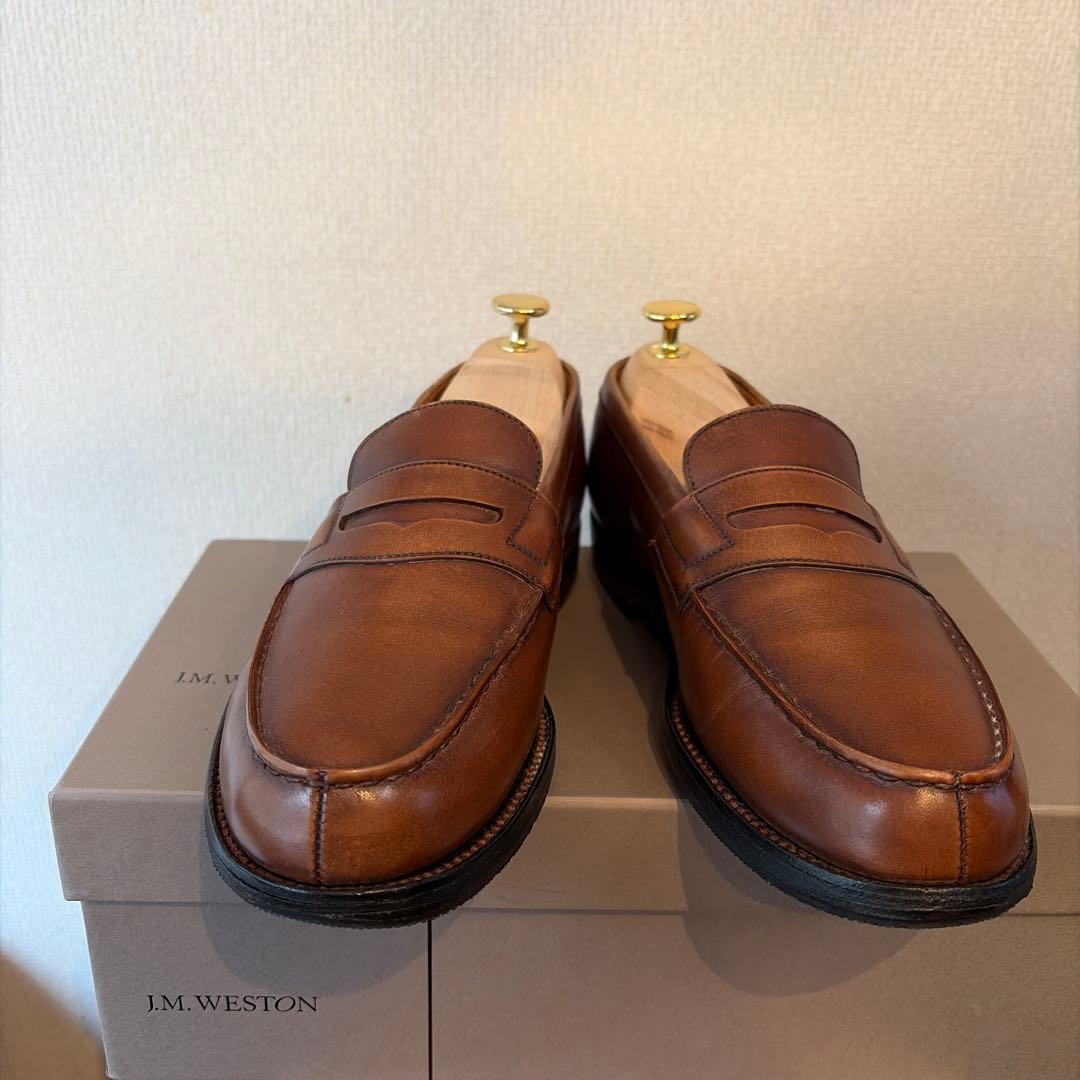 J.M. WESTON 180 ジグニチャーローファー　タンブラウン　5C