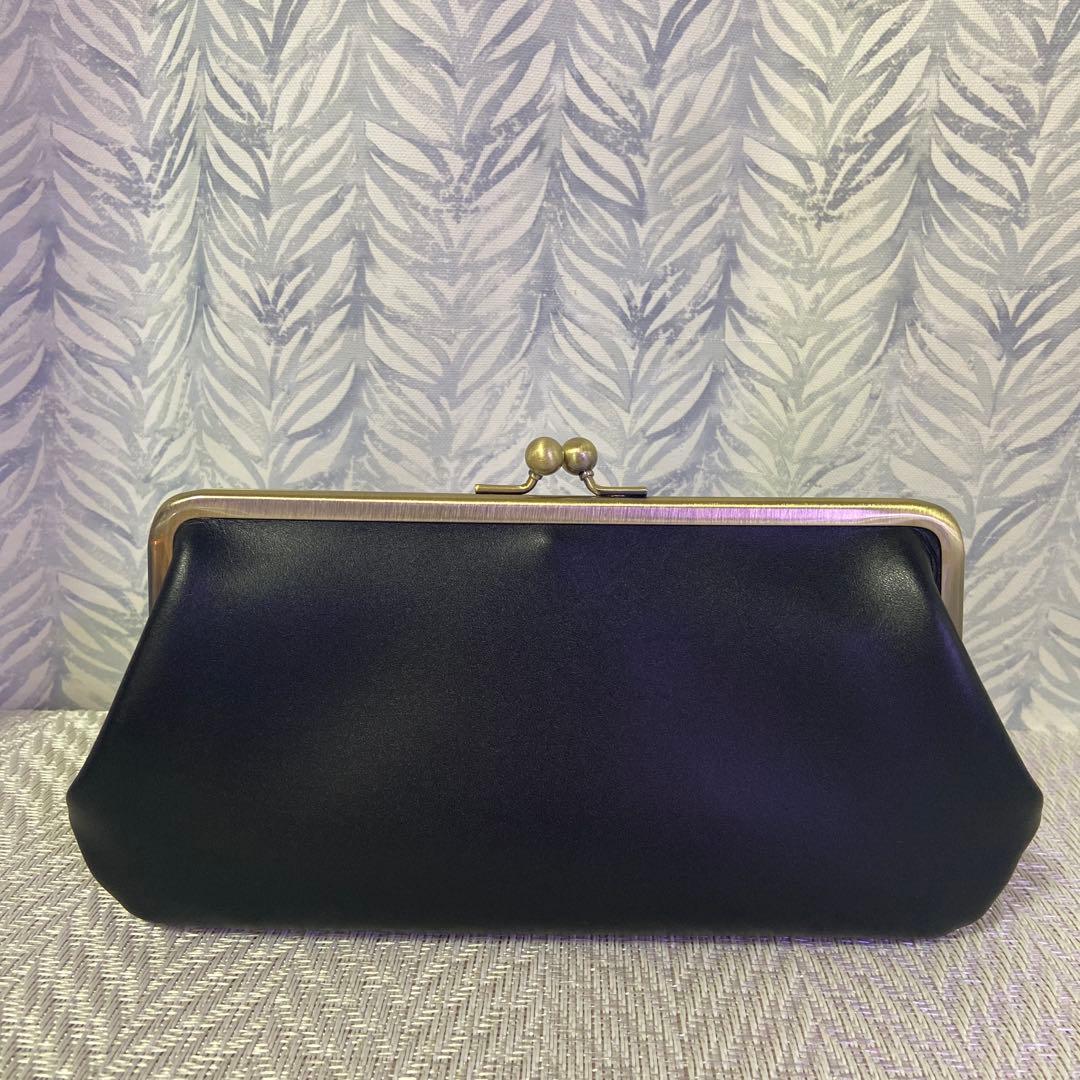 竹千代2016　ハンドメイド本革親子がま口長財布