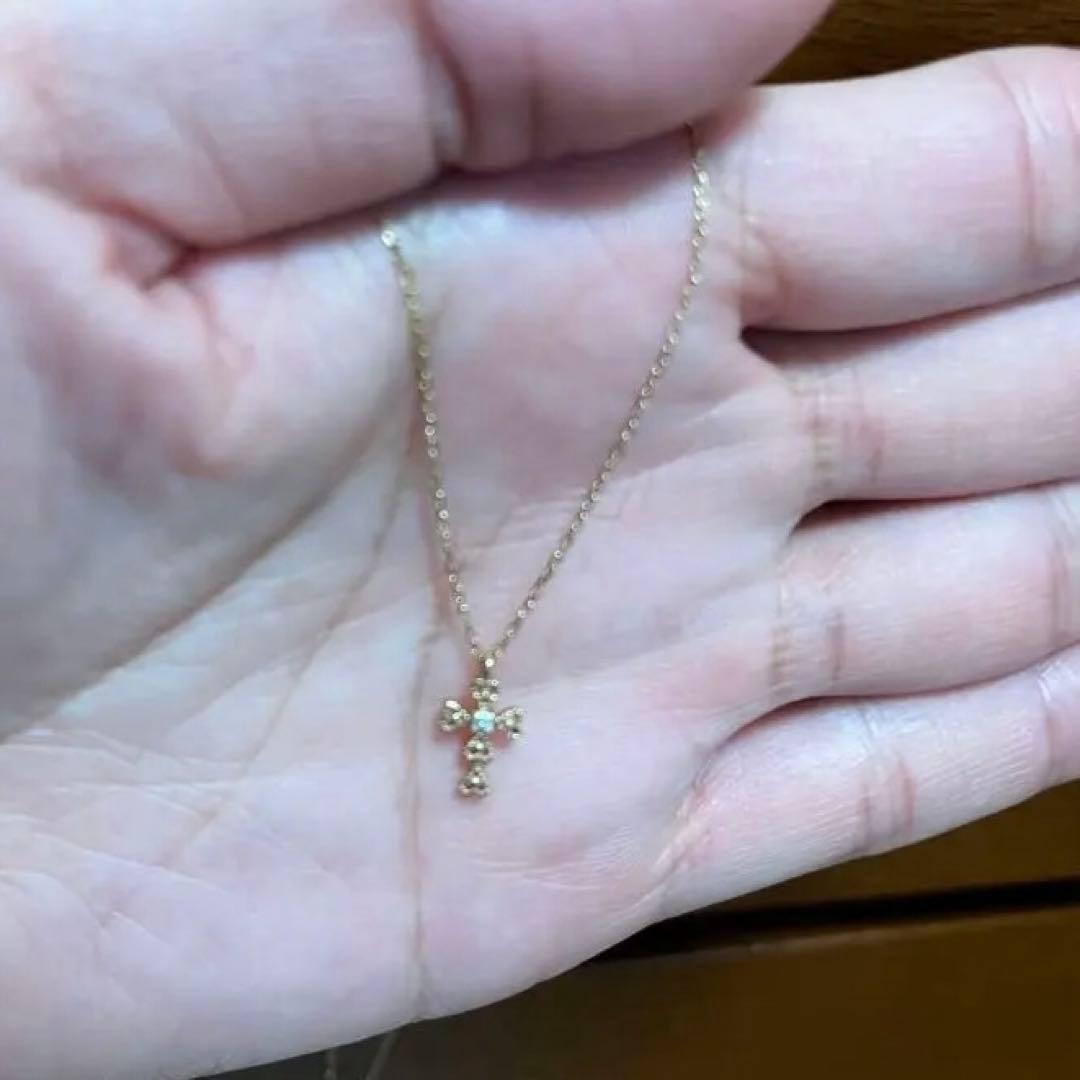 JILLSTUART ゴールド クロスモチーフ K10 ダイヤモンド 10金