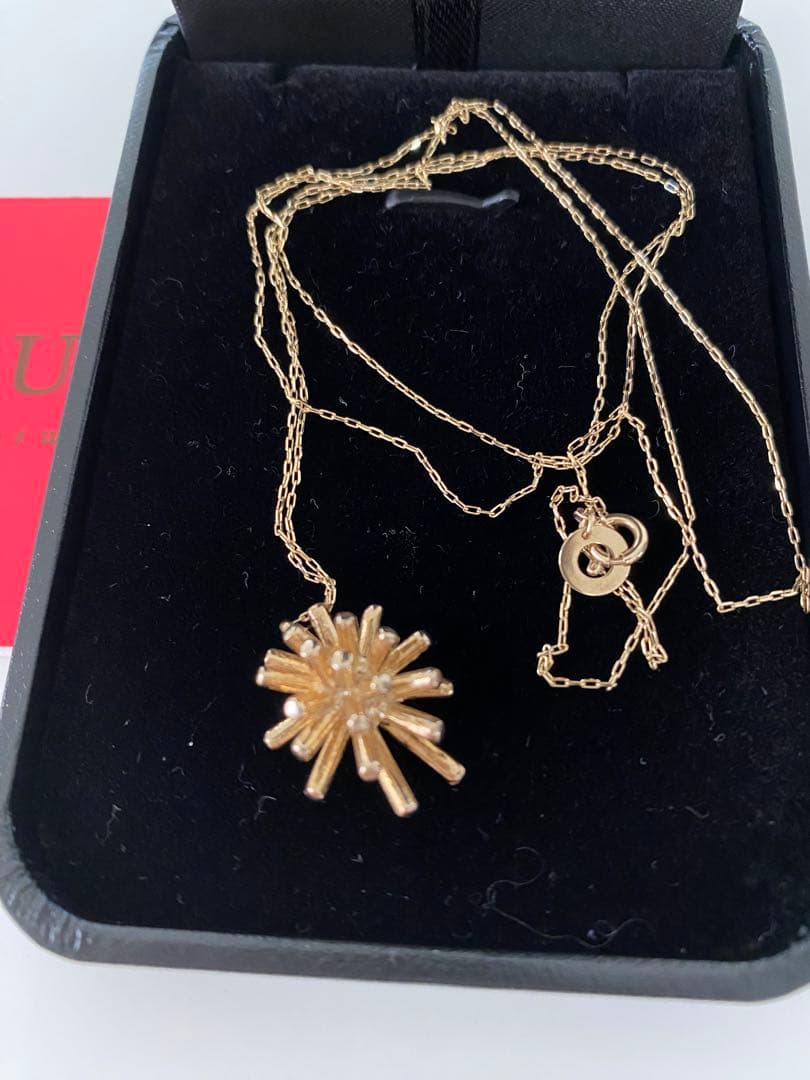 KAORU スターダストLネックレス K10PG K10YG 約4.2g