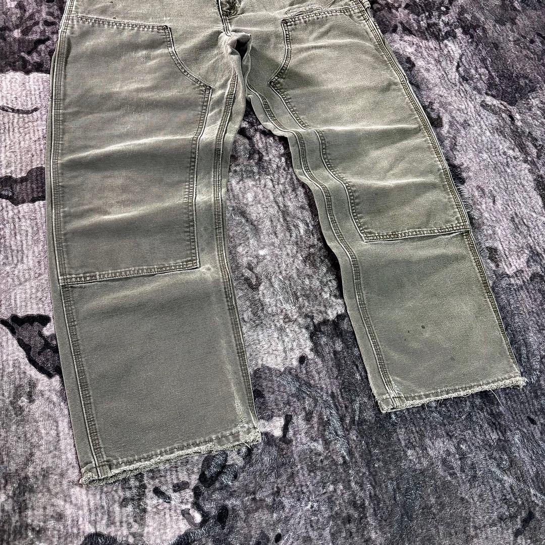 コメ欄セール！ 希少モスグリーン◎ダブルニー雰囲気系Carhartt B136