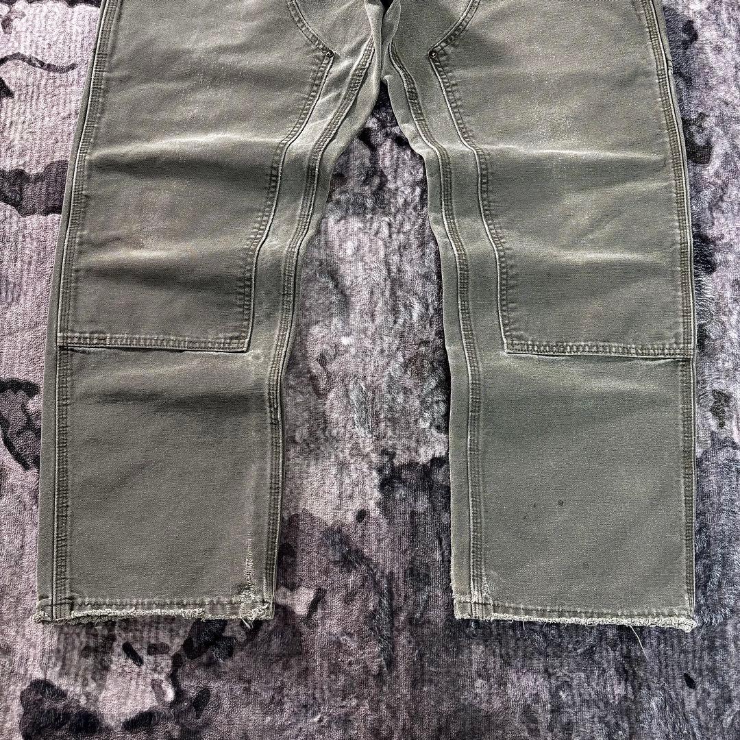 コメ欄セール！ 希少モスグリーン◎ダブルニー雰囲気系Carhartt B136