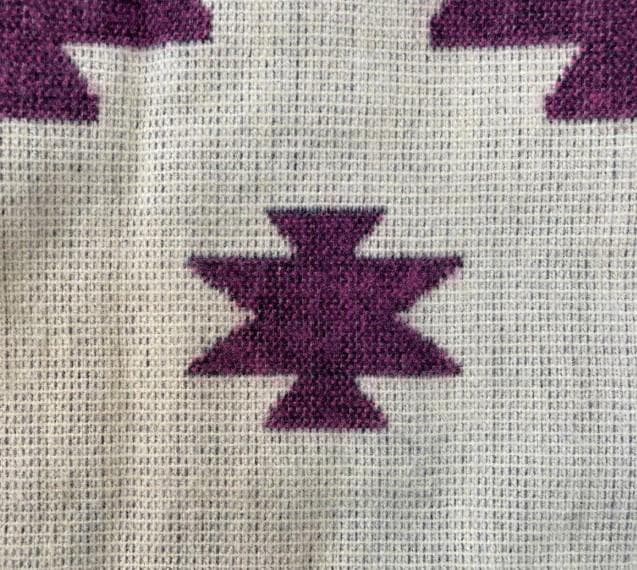 エクアドル アルパカ ブランケット 大判 約220×187　手織り