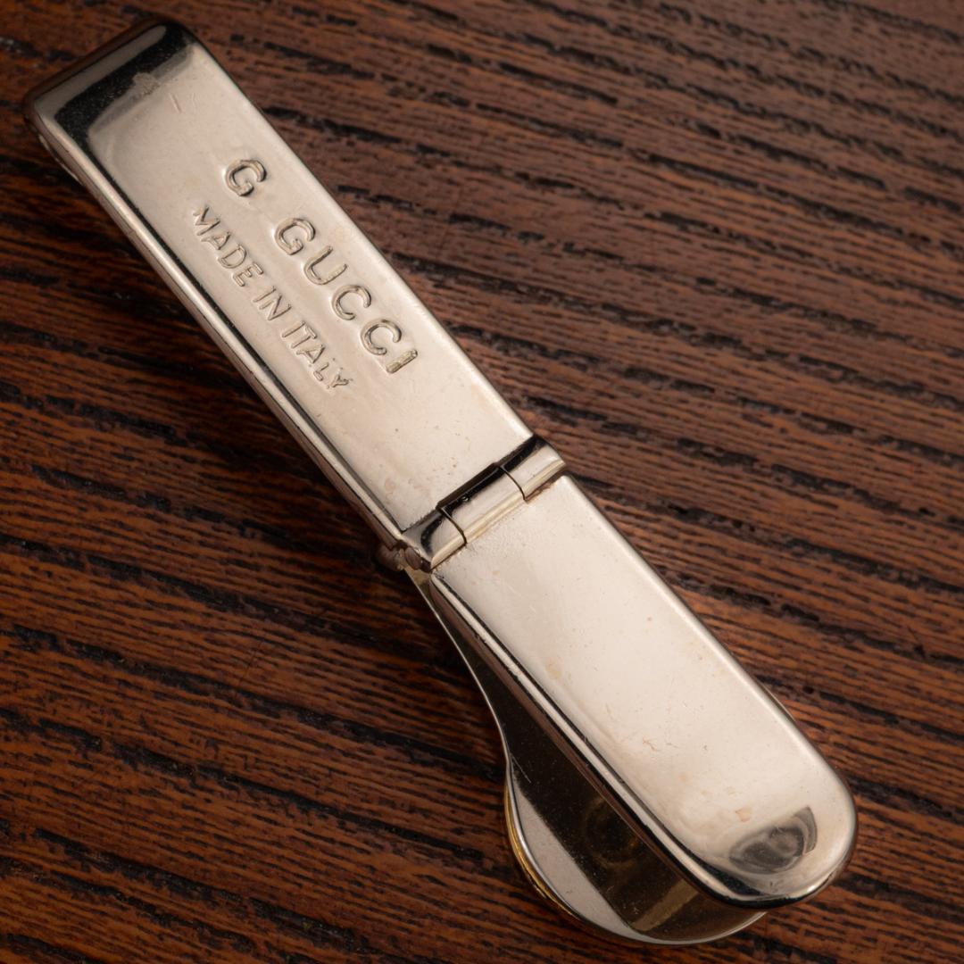 GUCCI 創業者グッチオの遺伝子を受け継ぐ紋章デザイン グッチ ネクタイピン