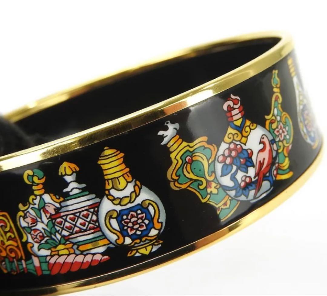 極美品♥️エルメス HERMESバングルGM エマイユメタル⭕️５日削除⭕️最終値下‼️