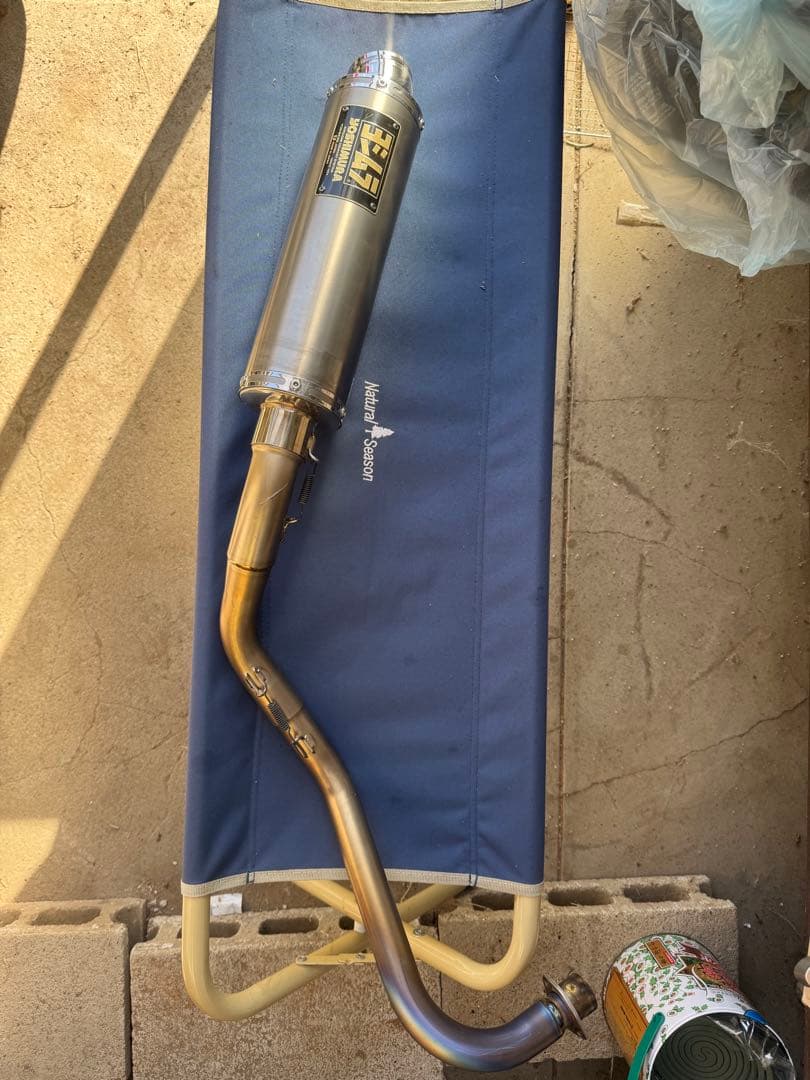 ヨシムラ　MONKEY 機械曲チタンサイクロン GP-MAGNUM