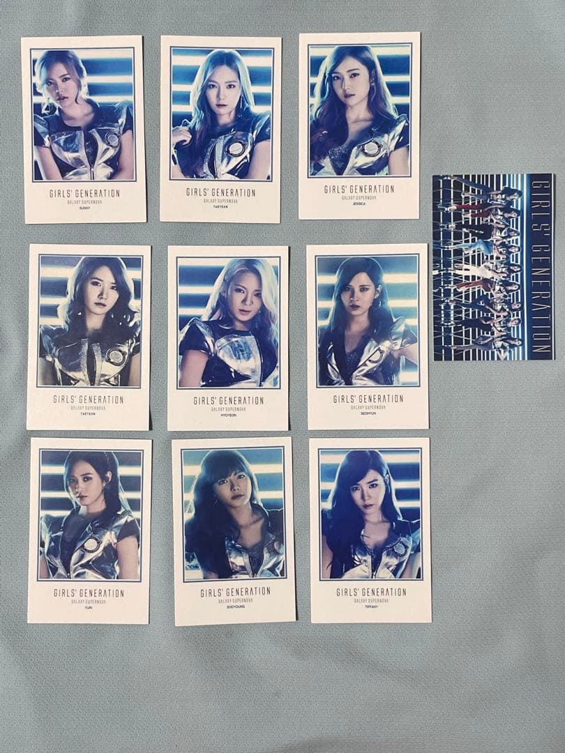 少女時代 galaxy super nova 限定品フォトカード 10枚セット
