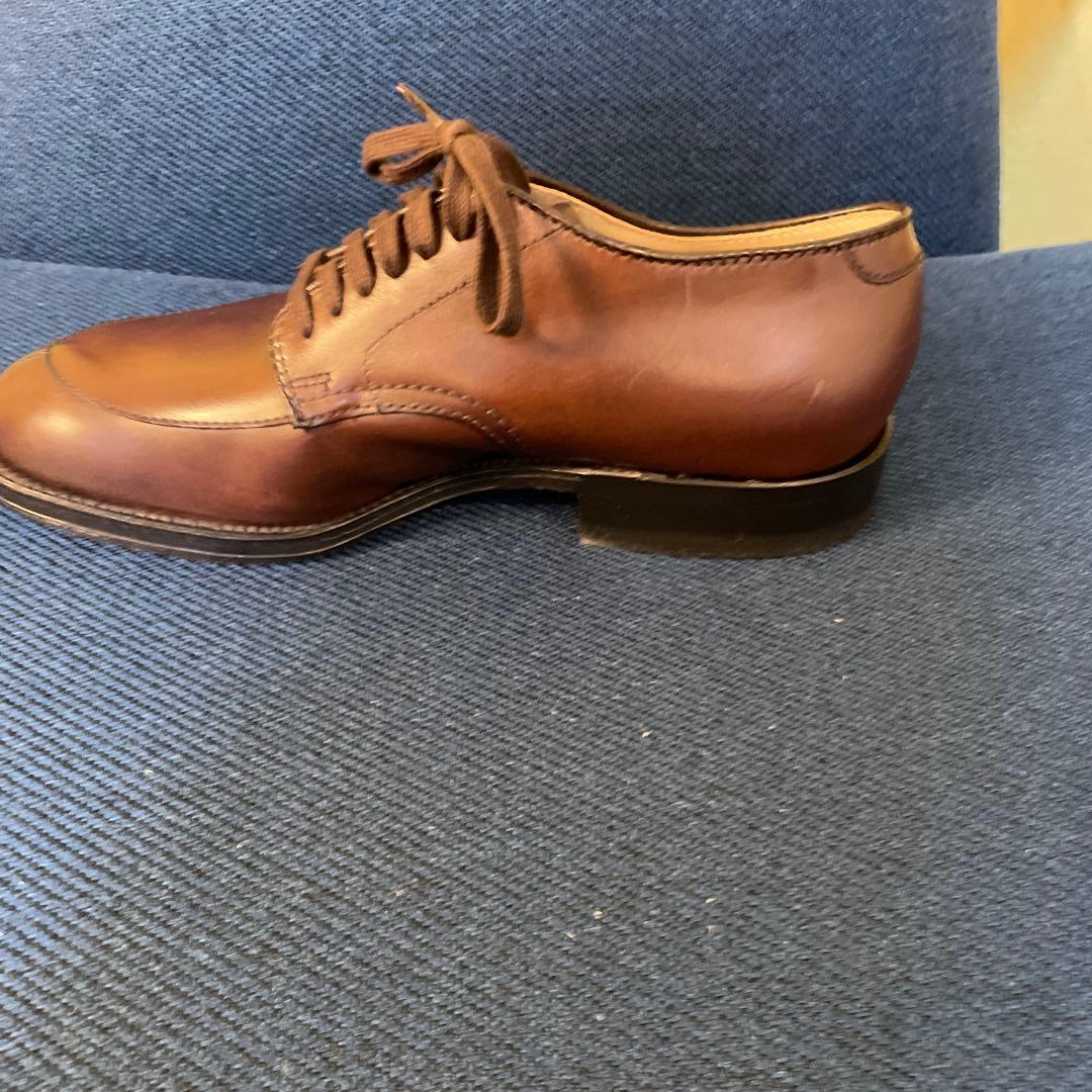 新品　オールデン　Ⅴチップ　カーフ　54441　茶　5ハーフ