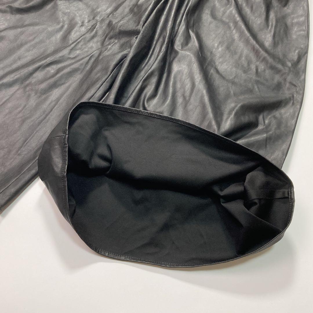 MM6 Maison Margiela フェイクレザー ハーフパンツ