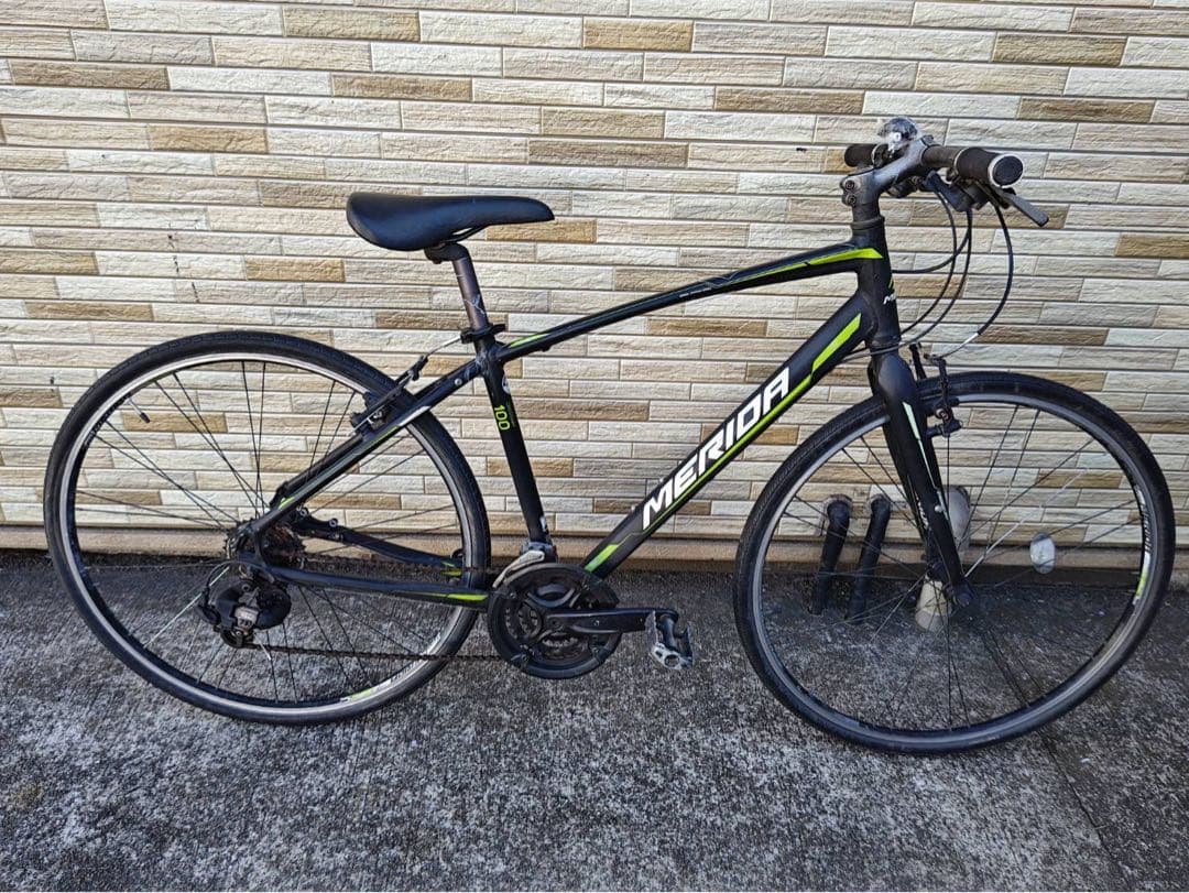 引取限定 中古 メリダ クロスバイク 3×7段変速 460MM 軽整備 防犯登録