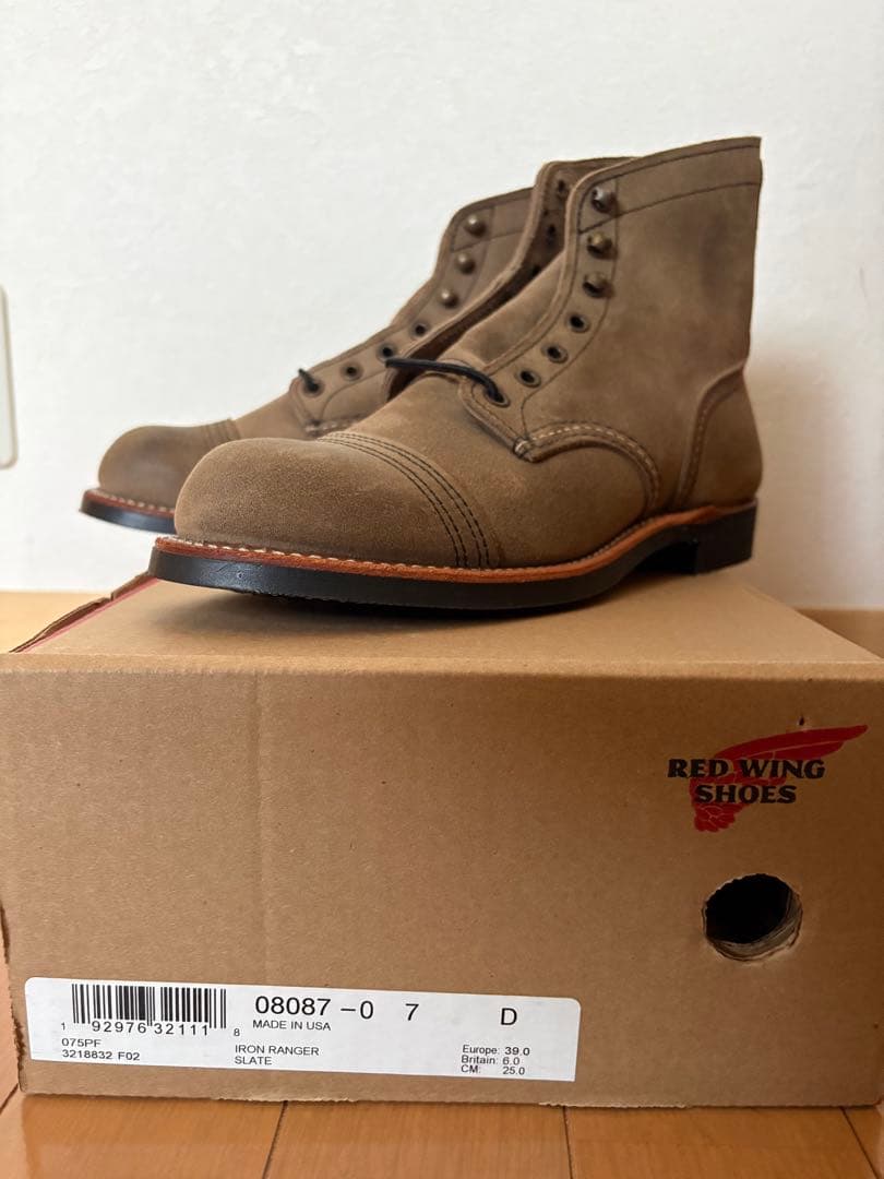 REDWING レッドウィング アイアンレンジャー 8087 US7D 新品
