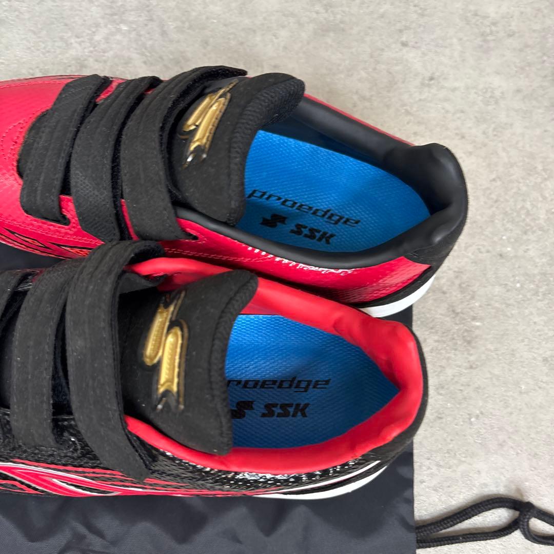 新品！SSK プロエッジ MC-VC ポイント 赤黒 左右非対象　野球　スパイク