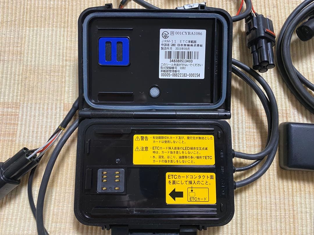 日本無線　バイク用 ETC車載器　JRM-11
