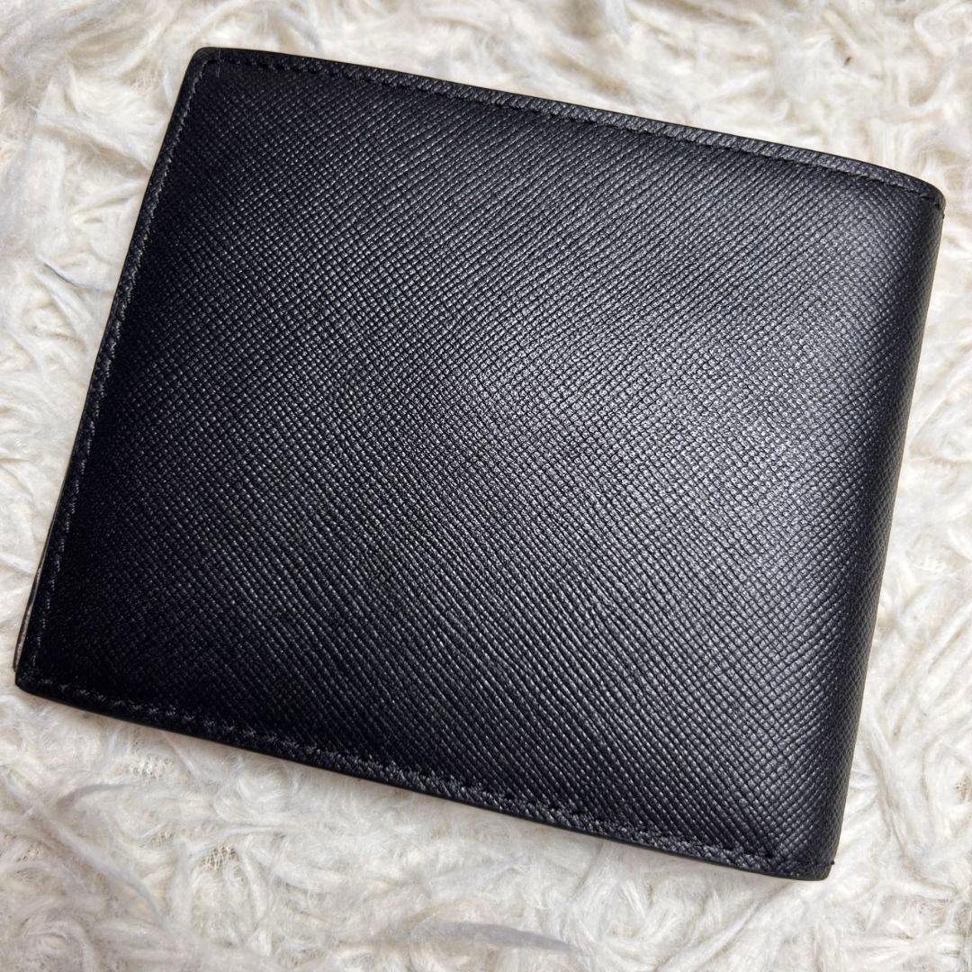 【ほぼ未使用】ポールスミス イギリス限定 ミニクーパー 折り財布 ブラック