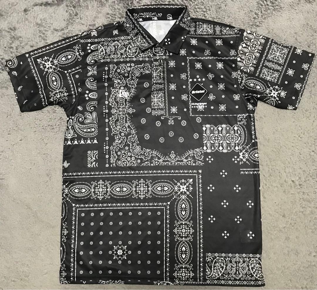 本日限定価格　fcrb ニューエラ　バンダナ柄　ポロシャツ