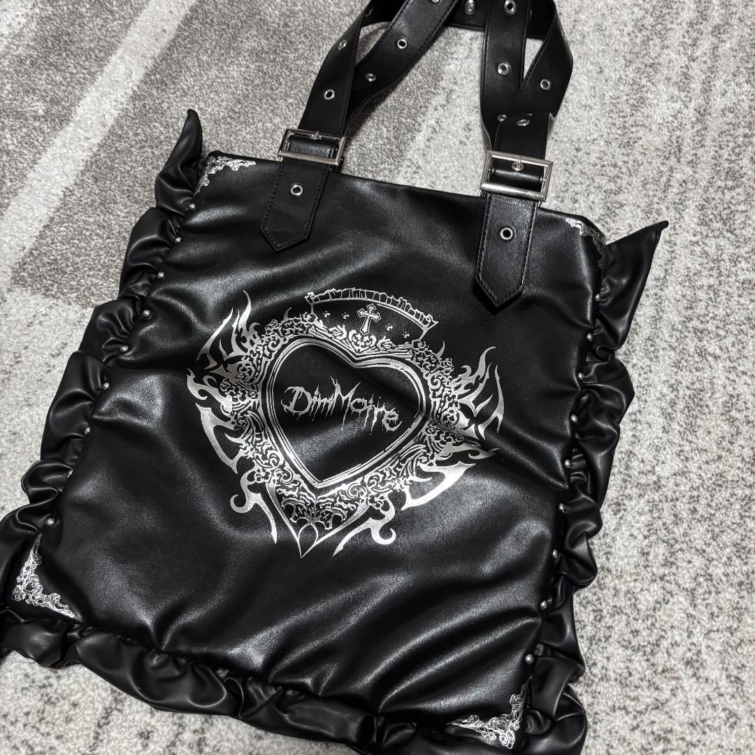 DimMoire ディムモアール HeartCore フリルトートバッグ 地雷