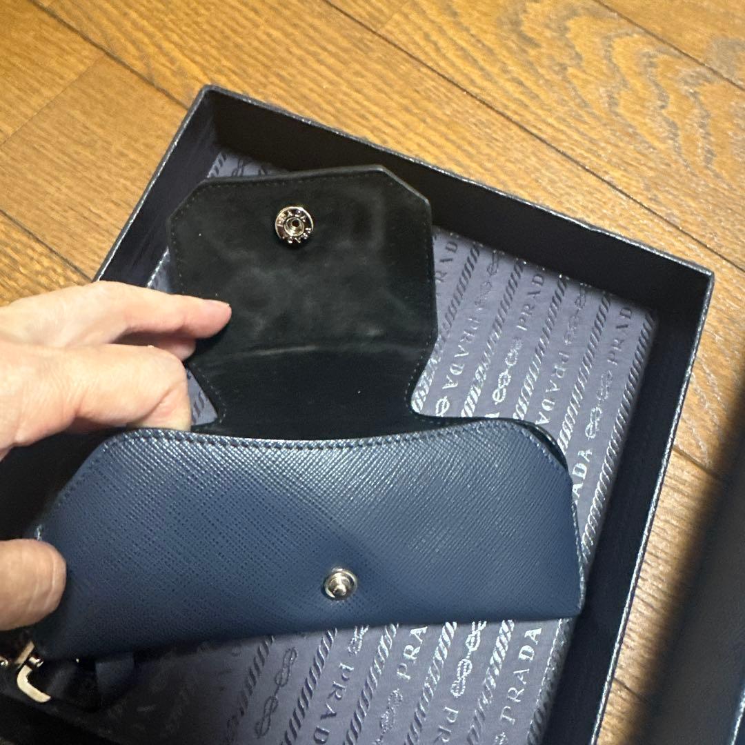 PRADA サフィアーノレザー 眼鏡ケース