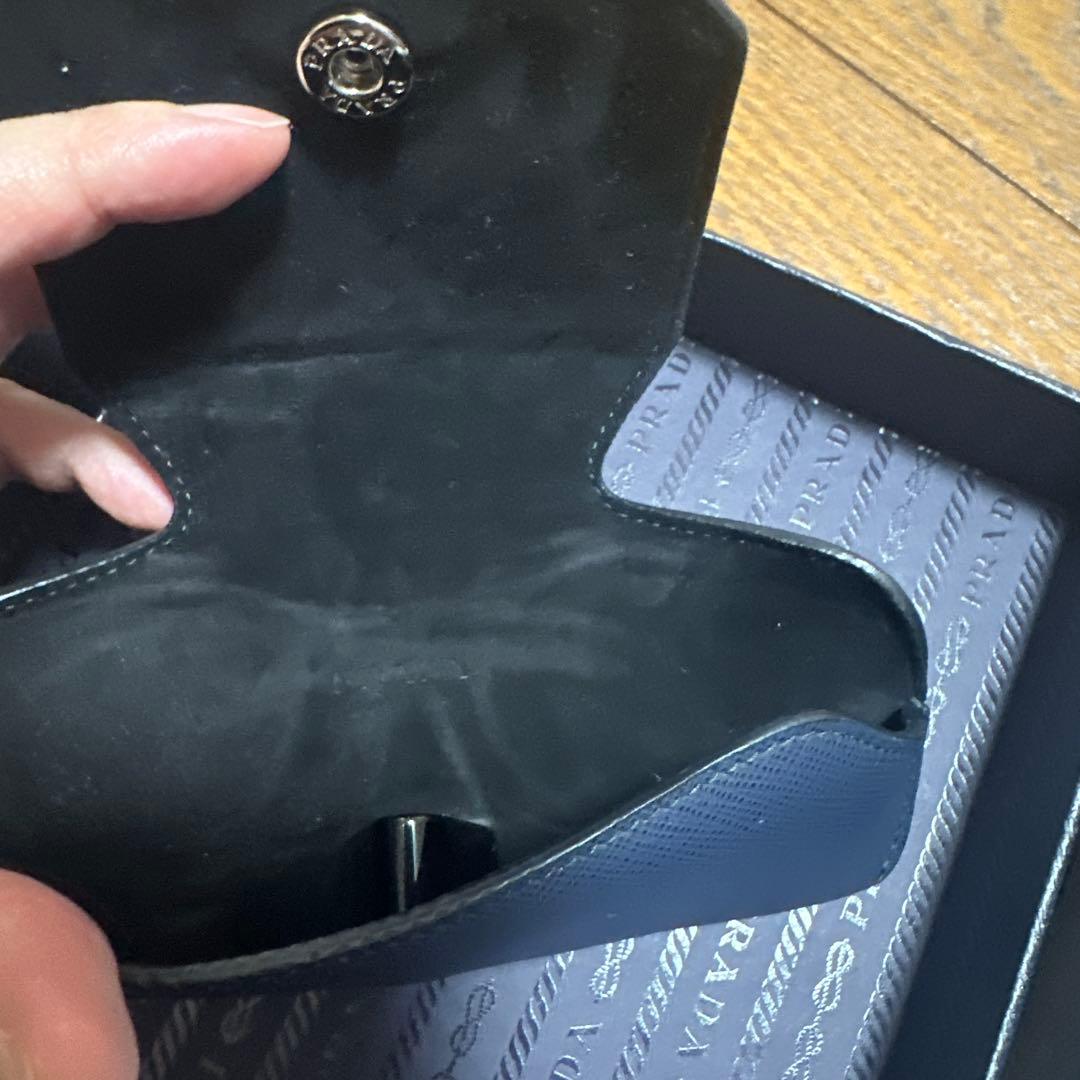 PRADA サフィアーノレザー 眼鏡ケース