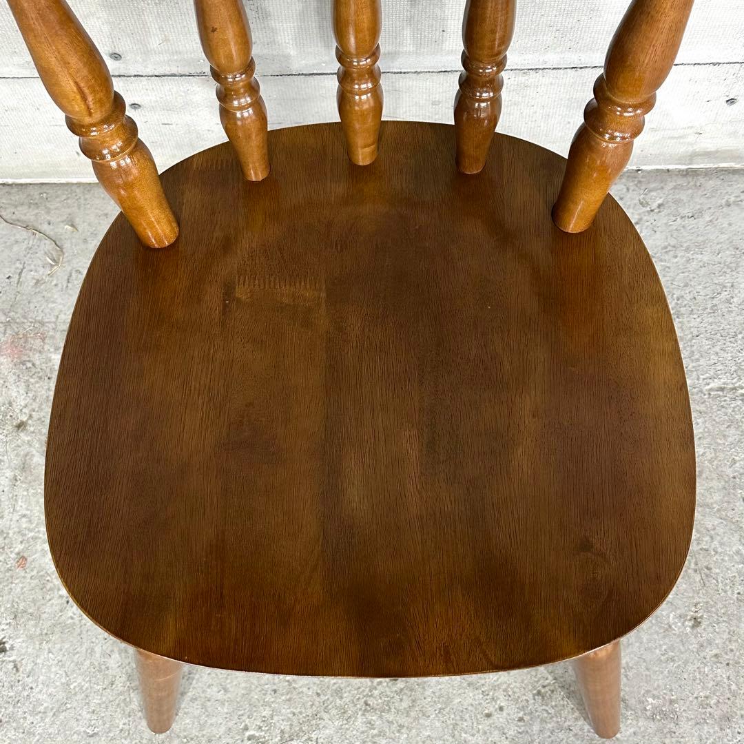 昭和レトロ 木製ウィンザーチェア 国産家具 ダイニングチェア ヴィンテージ