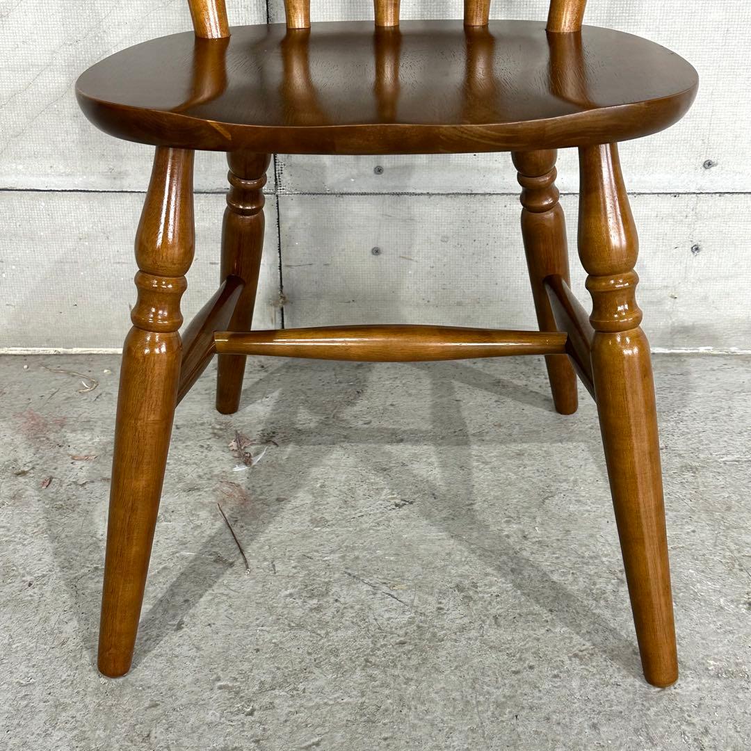 昭和レトロ 木製ウィンザーチェア 国産家具 ダイニングチェア ヴィンテージ