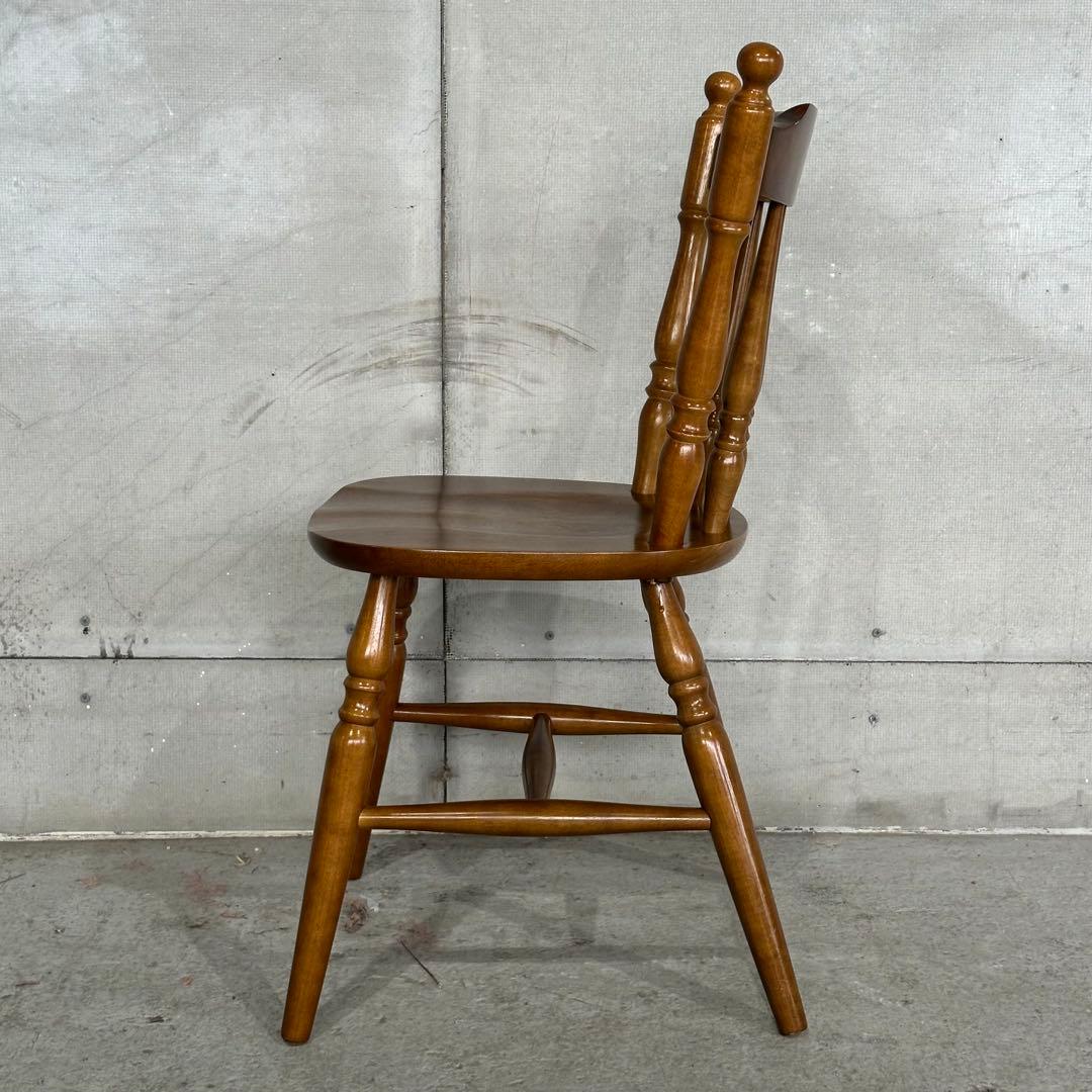 昭和レトロ 木製ウィンザーチェア 国産家具 ダイニングチェア ヴィンテージ