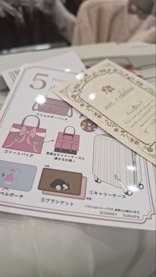 【新品】しまむら　ちはるコラボ　シンデレラ　キャリー